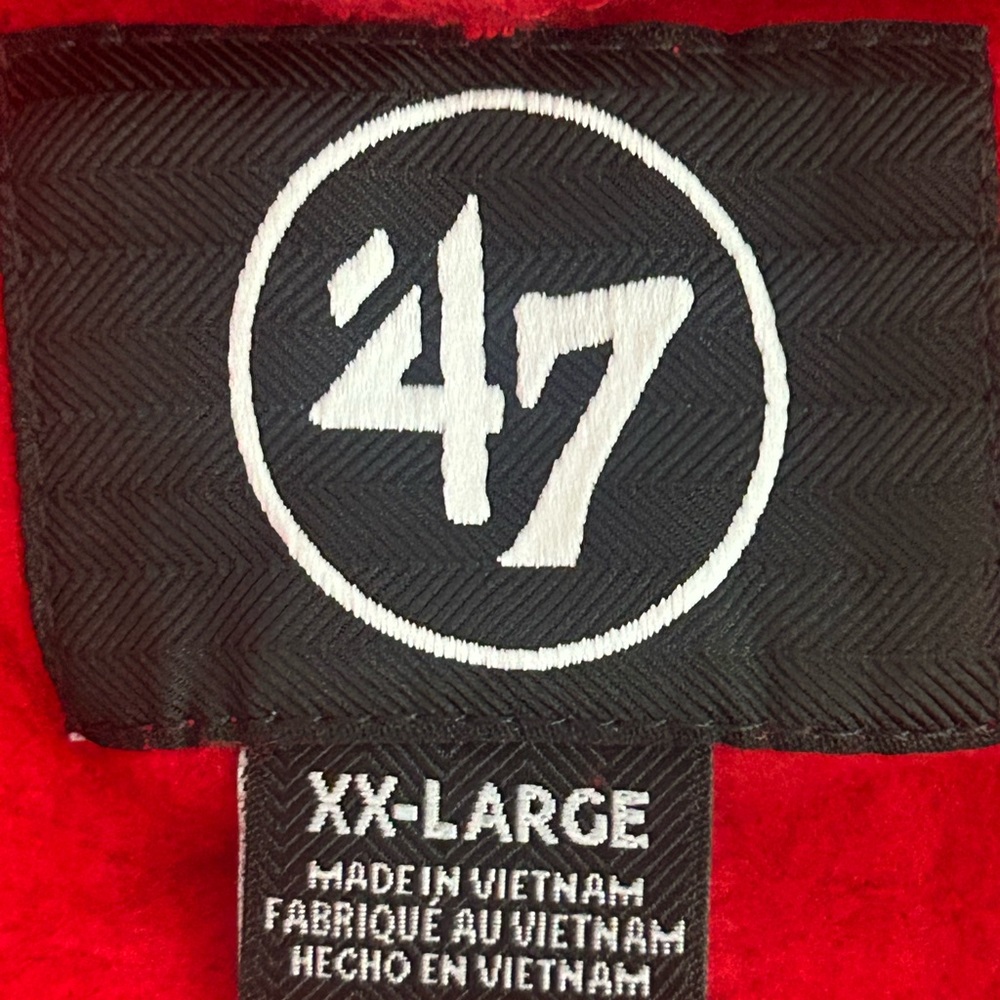 XFL DC Defenders Red Kangaroo Pocket Sweatshirt Hoodie NWT Size XXL - Picture 3 of 9